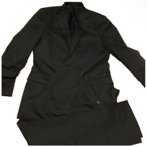 Formal Business Suit Blazer THEORY JACKET & PANTS IN BLACK W 32